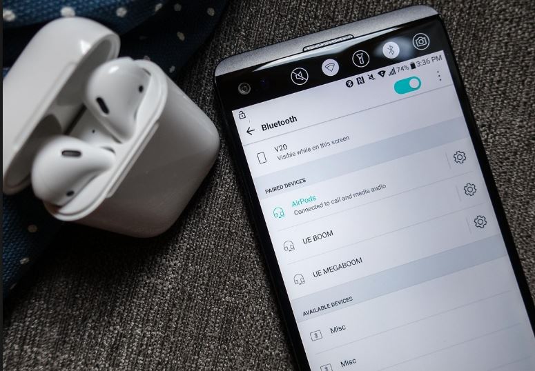 pair bluetooth on android smartphone