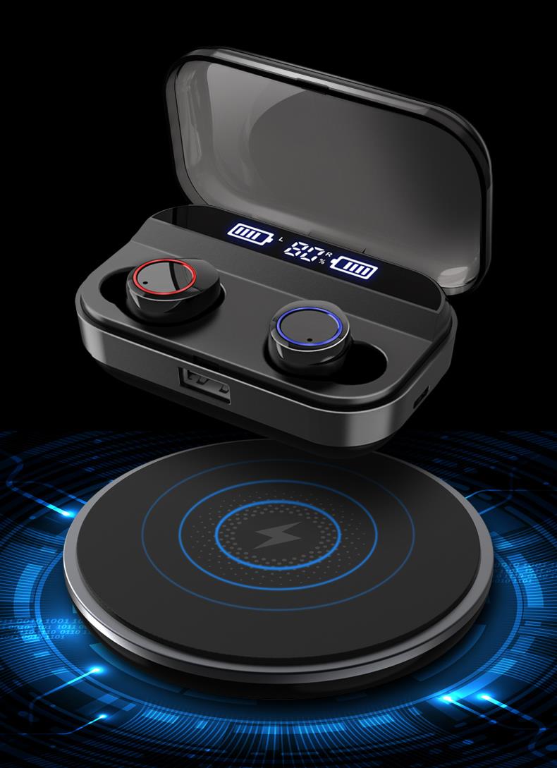 qi wireless charging TWS earbuds