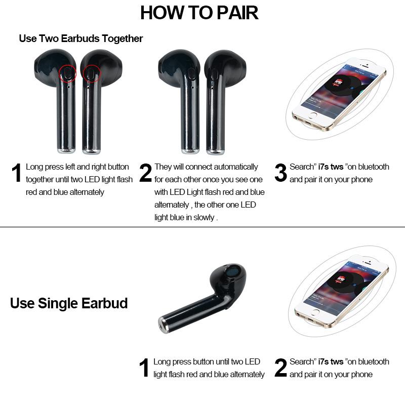 how to pair i7s