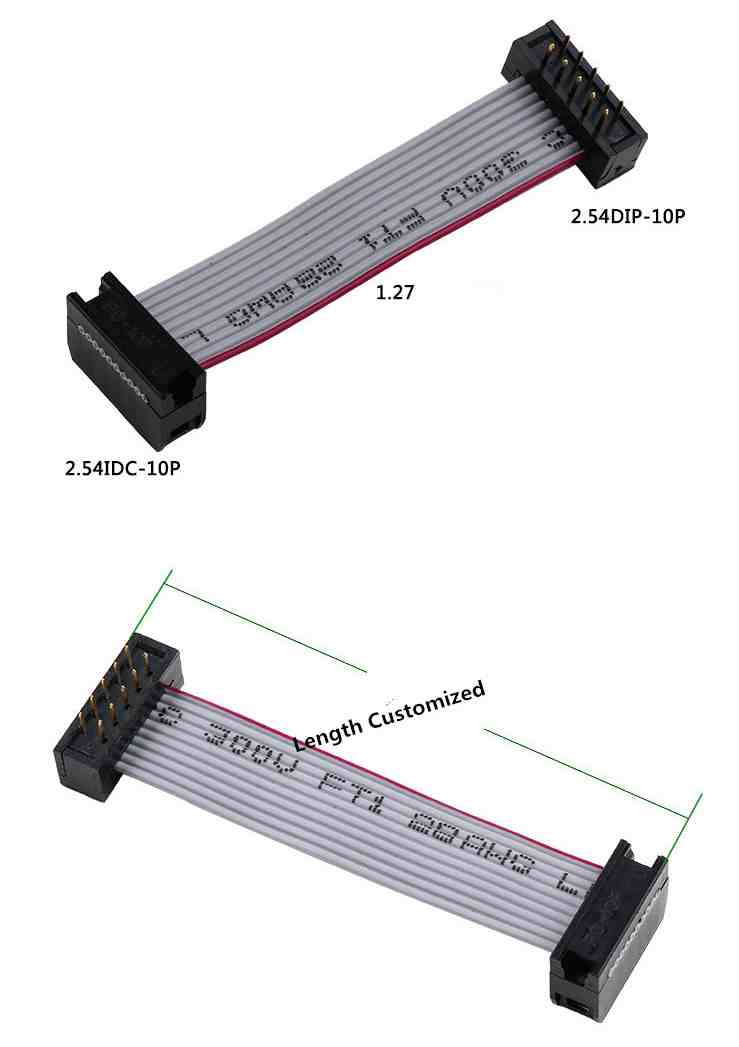 IDC 10 Socket Ribbon cables