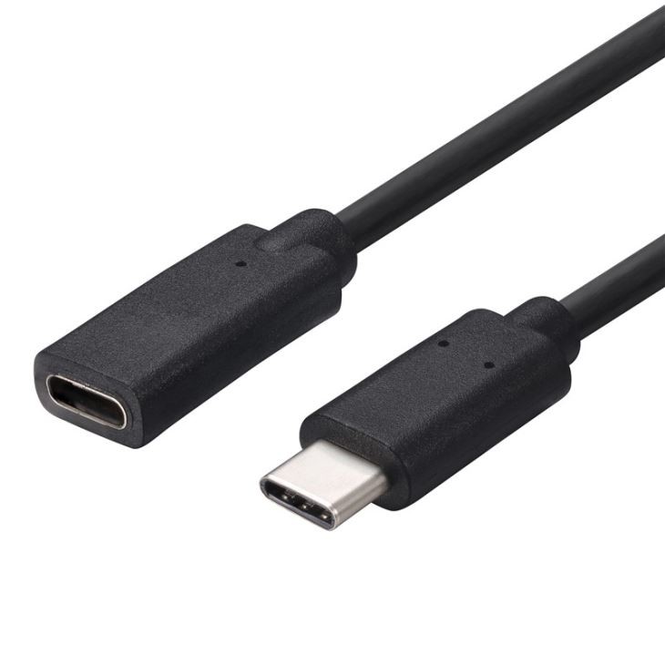 USB C To C Male To Female Extension Cable