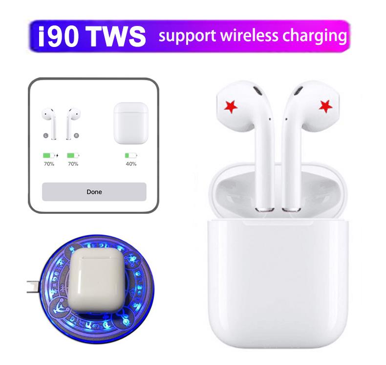 i90 tws pop-up and wireless charge