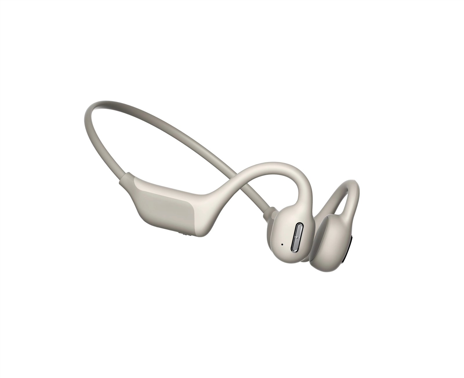 white bone conduction headphones