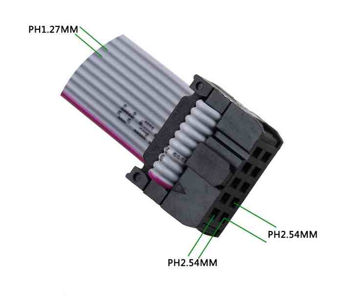 2.54mm IDC 10 Socket Ribbon cables