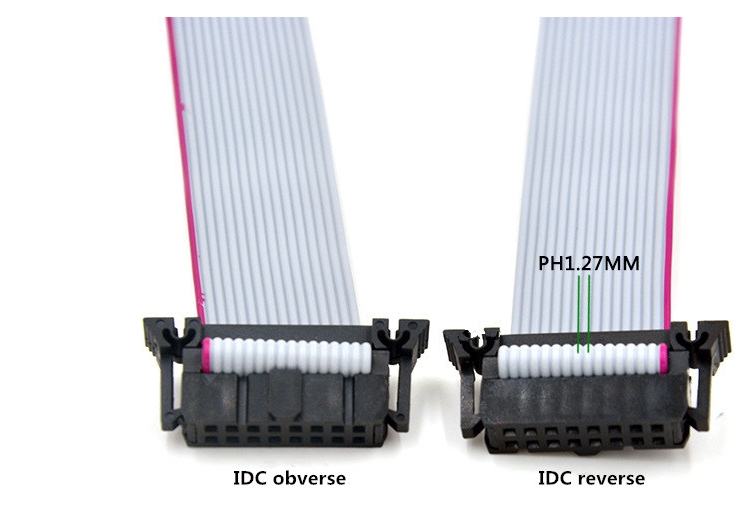 16pin 2.54mm Ribbon Cable with IDC Connectors