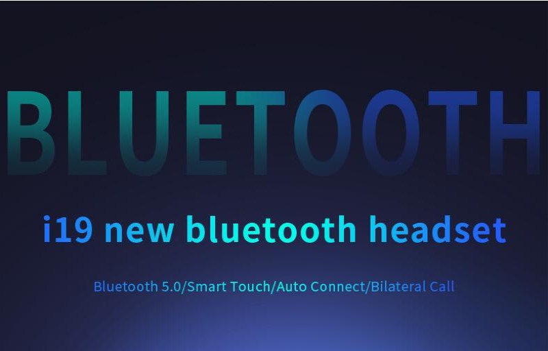 i19 new bluetooth headset